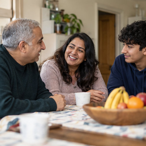 Live-in care — illustrative scene