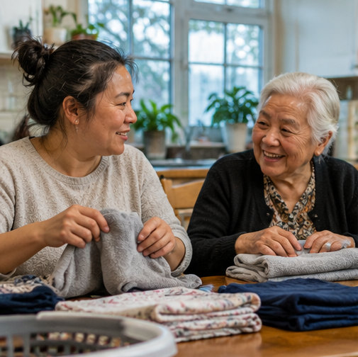 Respite care — illustrative scene
